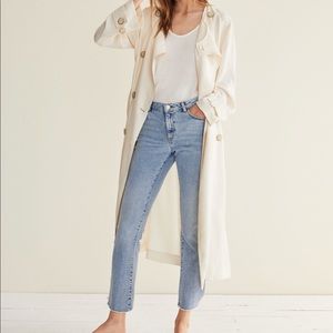 Mango Straight Cropped Jandri Jeans